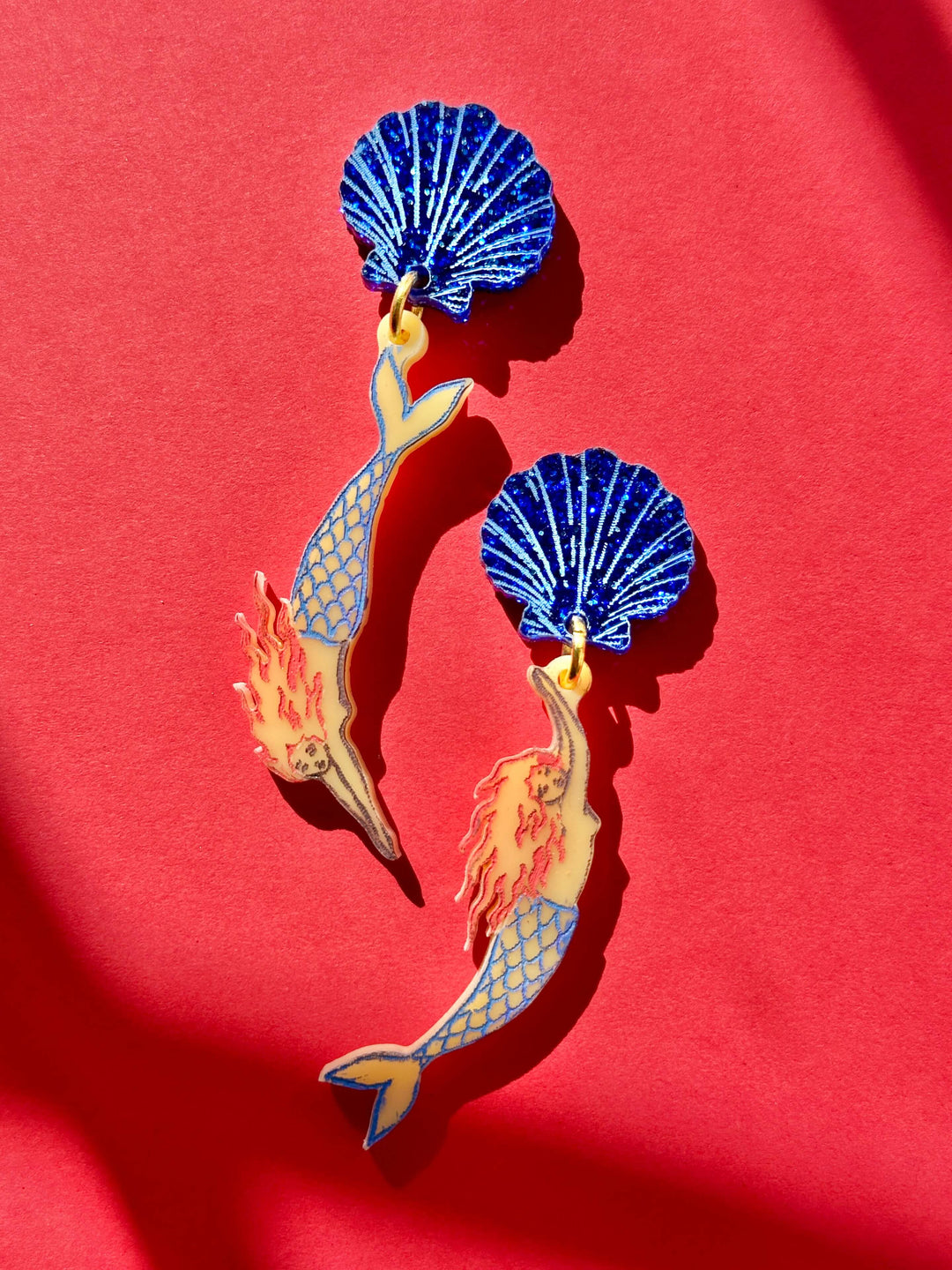 Aros Sirena Azul