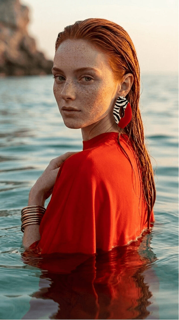 Aros Farah Rojo