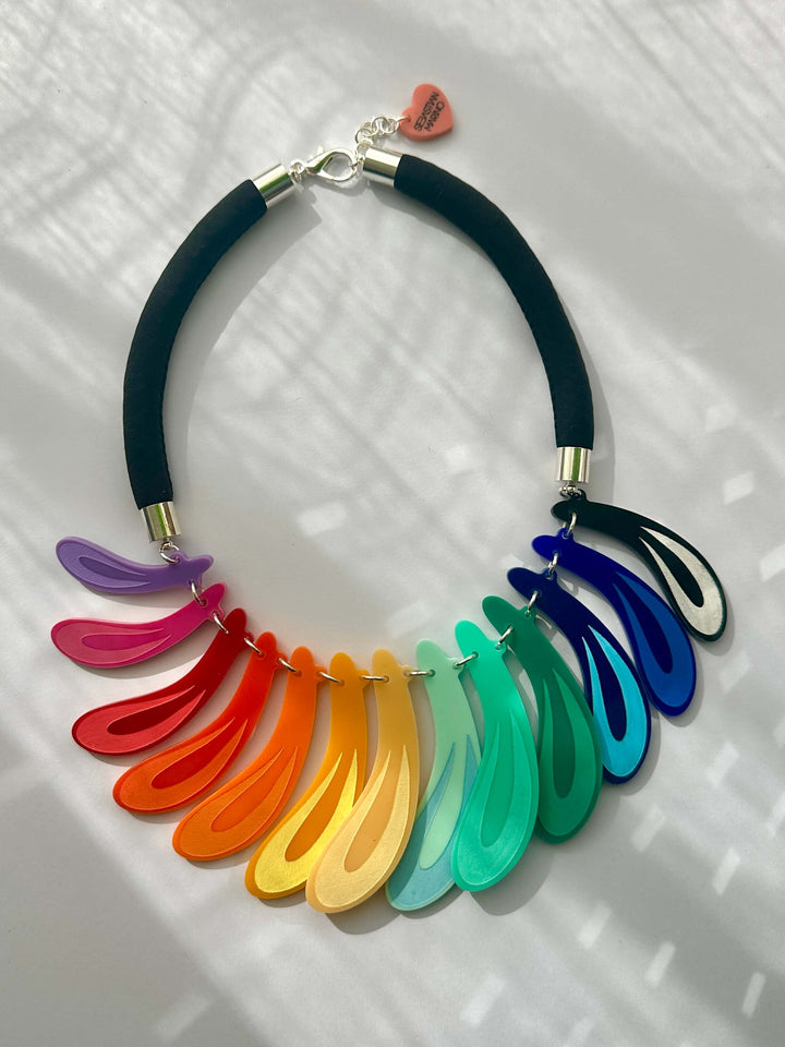 Collar Abanico